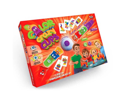 гр Настільна гра "Color Crazy Cups" CCC-01-01U УКР. (5) "Danko Toys"