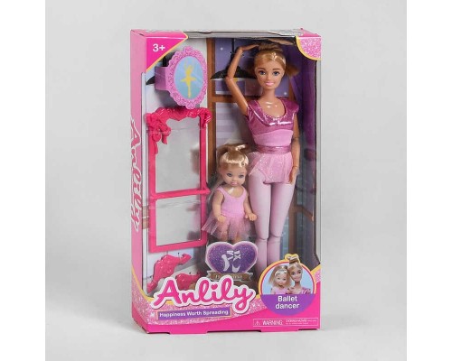 Набір ляльок 99239 (48/2) "Балерини", 2 ляльки, меблі, в коробці