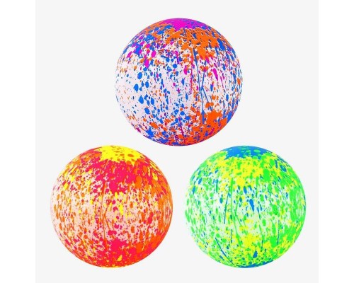 М'яч гумовий C 56605 (300) 3 види, діаметр 17 см, вага 70 грамів, у пакеті