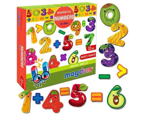 гр Магнітна гра ML4031-38 EN (10) "Magdum", "Numbers", 35 магнітів, у коробці