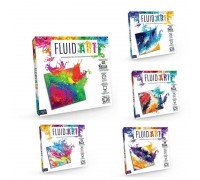 гр Набір для створення інтер'єрної картини "Fluid ART" FA-01-01,02,03,04,05 (5) "Danko Toys"