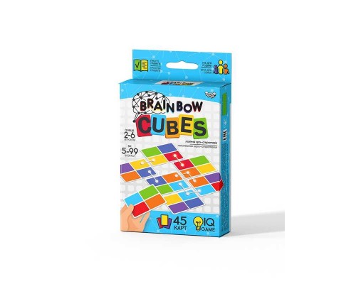 гр Розважальна настільна гра "Brainbow CUBES" G-BRC-01-01 (32) "Danko Toys", ОПИС УКР/РОС. МОВАМИ