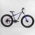 Велосипед Спортивний CORSO «Avalon» 26 "дюймів 14319 (1) ФЕТБАЙК, рама алюмінієва, обладнання Shimano 7 швидкостей, зібраний на 75