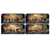 Набір динозаврів Q 9899 W 6 (12) 4 види, 6 елементів, 4 динозаври, 2 аксесуари, в коробці