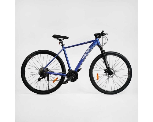 Велосипед Спортивний Corso "Hunter" 29" HT- 29705 (1) рама алюмінієва 21", обладнання L-TWOO-A5, 27 швидкостей, зібраний на 75