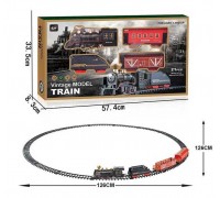 Залізниця 3299-65 (16) 21 елемент, 3 вагони та локомотив, звук, підсвічування, парогенератор, в коробці