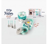 Кухня HG 9022 (18) посуд, рисоварка, плита, звук, підсвічування, в коробці