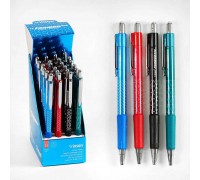 Ручка M 45654 (60) ЦІНА ЗА 24 ШТУКИ У БЛОЦІ, синя паста, товщина лінії 0,7 мм