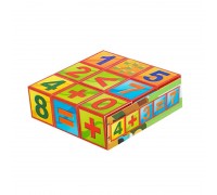 гр Дитячий набір "Кубики Математика" 0429 (21) "BAMSIC", 9 кубиків