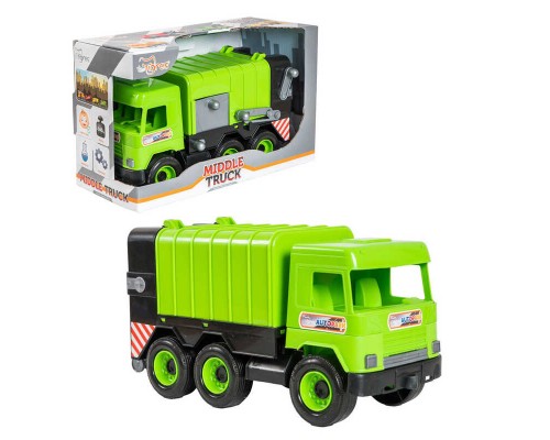 гр Авто "Middle truck" сміттєвоз (4) 39484 (св. зелений) в коробці "Tigres"