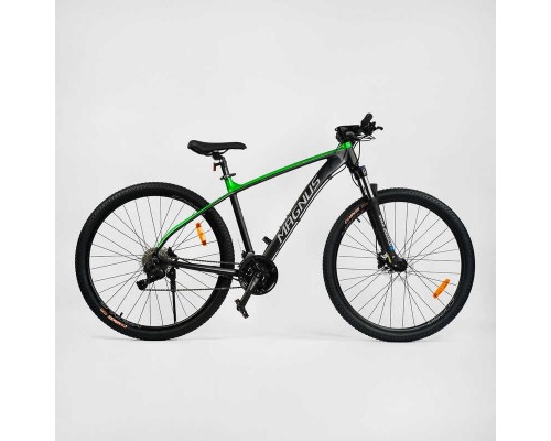 Велосипед Спортивний Corso "Magnus" 29" MG-80055 (1) рама алюмінієва 19", гідравлічні гальма Shimano, обладнання L-TWOO 27 швидкостей