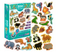 гр Магнітна гра ML4031-05 EN (70) "Zoo", 20 магнітів, "Magdum"