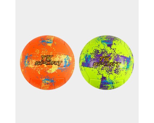 М`яч волейбольний C 60991 (60) "TK Sport" 2 види, матеріал м`який PVC, вага 280-300 грамів, розмір №5