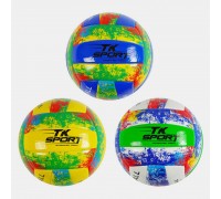 М'яч Волейбольний С 40216 (80) 3 види, матеріал м'яка EVA, 230 грам, гумовий балон