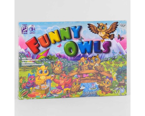 гр Настільна розважальна гра "Funny Owls" DTG98 (20) "Danko Toys", ОПИС УКР/РОС. МОВАМИ