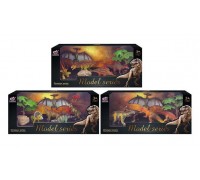 Набір динозаврів Q 9899 M 1 (48/2) 3 види, 7 елементів, 5 динозаврів, 2 аксесуари, в коробці