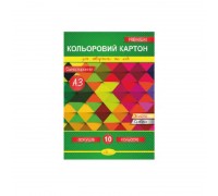 гр Папір кольоровий (одностороння) А3 КК-А3-10 (10) "Апельсин"