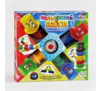 гр Гра “Кольоровий батл” 39402 (12) "4FUN Game Club", 24 картки, 15 капелюхів, дзвінок, в коробці