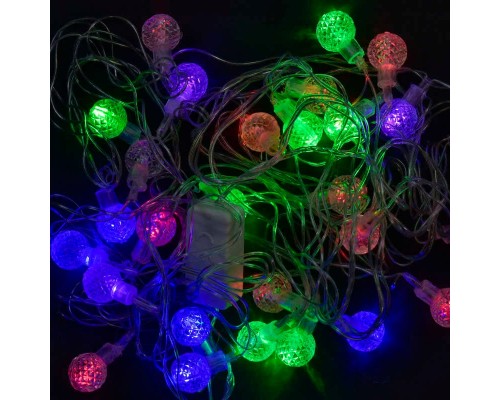 Гірлянда світлодіодна Кульки С 31299 (100) 28 лампочок, 5 метрів, мультиколор