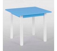 гр Столик 60*60 колір блакитний, квадратний (1) висота 52 см, вага 7 кг, "Ігруша"