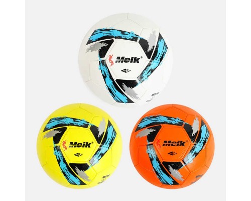 М`яч футбольний C 56010 (60) 3 види, вага 300-320 грам, матеріал TPU, гумовий балон, розмір №5