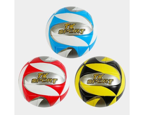 М`яч волейбольний C 60976 (60) "TK Sport" 3 види, матеріал м`який PVC, вага 280-300 грамів, розмір №5, ВИДАЄТЬСЯ ТІЛЬКИ МІКС ВИДІВ
