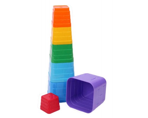 гр Піраміда 4654 (16) "Technok Toys" 7 елементів, квадратні, 39см, у пакеті