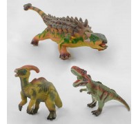 Динозавр музичний великий Q 9899-505 А (36/2) м'який, гумовий, 30-42 см, 3 види, ЦІНА ЗА 1 ШТ