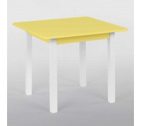 гр Столик 60 * 60 колір жовтий, квадратний (1) висота 52 см, вага 7 кг, "Ігруша"