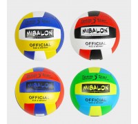 М'яч волейбольний С 40072 (100) 4 види, 260-270 грамів, матеріал PVC