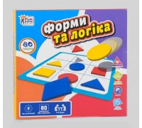 гр Розвиваюча гра "Форми та логіка" UKB-B 0034 (24) "4FUN Game Club", українською мовою, в коробці