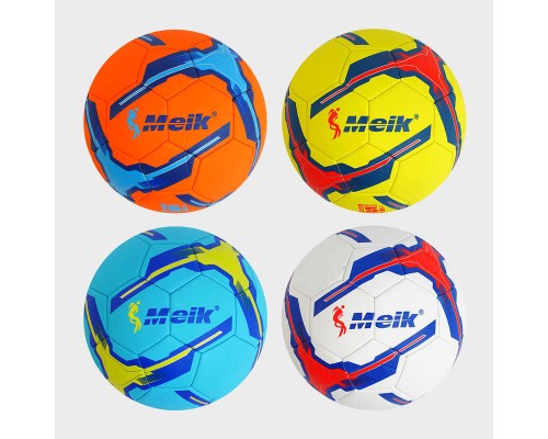 М'яч футбольний C 44437 (50) 4 види, вага 420 грамів, матеріал PU, балон гумовий