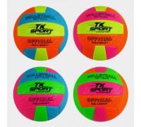 М'яч волейбольний C 44411 (60) "TK Sport", 4 види, вага 300 грамів, матеріал TPU, балон гумовий, ВИДАЄТЬСЯ ТІЛЬКИ МІКС ВИДІВ