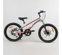 Дитячий спортивний велосипед 20'' CORSO "Speedline" MG-56818 (1) магнієва рама, Shimano Revoshift 7 швидкостей, зібраний на 75.