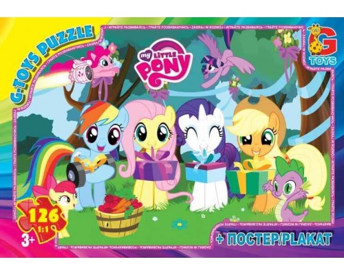 гр Пазли 70 ел. "G Toys" "My little Pony" MLP 012 (62) + постер