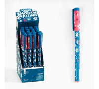 Набір кулькових ручок M 45642 (120) ЦІНА ЗА 20 ШТУК У БЛОЦІ, синя паста, товщина лінії 0,7 мм