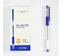 Ручка C 60824/PS-2318 (144) ЦІНА ЗА 12 РУЧОК В УПАКОВЦІ, гелева, синя паста