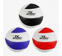 М`яч волейбольний C 62449 (60) "TK Sport", 3 види, клейка, 280-300 грамів, матеріал м`який PVC, ВИДАЄТЬСЯ ТІЛЬКИ МІКС ВИДІВ