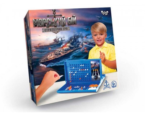 гр Настільна розважальна гра "Морський бій" УКР. G-MB-01 U (10) "Danko Toys"