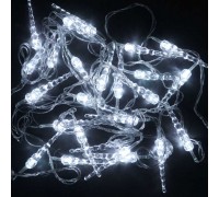 Гірлянда C 23451-906 (100) “Бурулька”, 28 лампочок, 5 метрів, біла, в пакеті