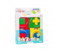 гр Іграшка розвиваюча "Дитяче доміно" 39357 (56) "Tigres", в коробці