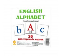 гр Картки міні "Англійська абетка" 101693 (110110 мм.) (40) /укр/ "Ранок"