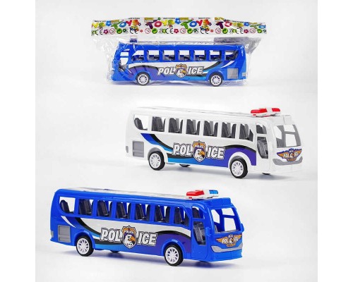 Автобус JY 88-2 A (360/2) "Поліція", 2 види, інерція, у пакеті