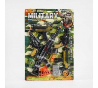 Військовий набір 2626-01-22 (48/2) 9 елементів, 5 видів зброї, аксесуари, на листі