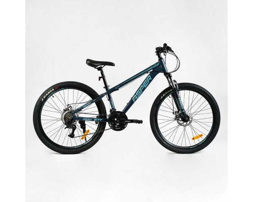 Велосипед Спортивний CORSO «ASPER» 26" дюймів SP-26514 (1) рама алюмінієва 13’’, обладнання LTWOO A2 21 швидкість, зібран на 75
