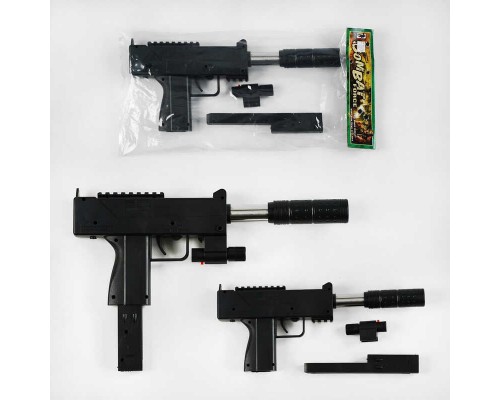 Пістолет 304-1 (96) на пульках, глушник, лазерний приціл, стріляє пульками 6 мм, запобіжник, у пакеті