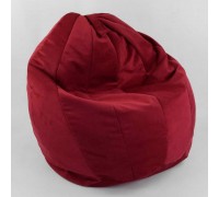 гр Крісло-мішок "Груша" 207000412 "Homefort" пінополістеролова кулька, тканина велюр - колір бордо (1)