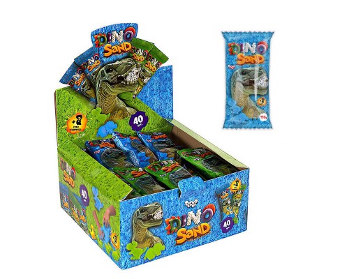 гр Кінетичний пісок "Dino Sand" 150 г DS-01-01,02 (40) "Danko Toys"