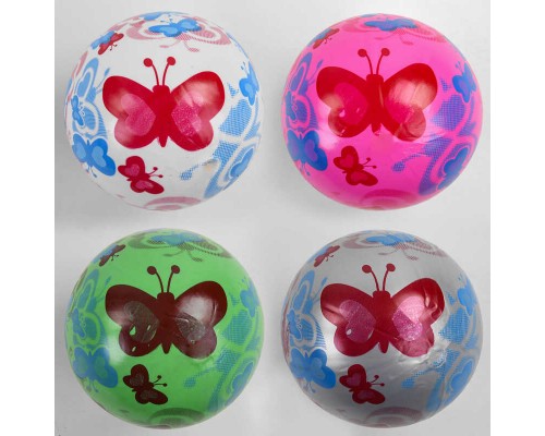 М'яч гумовий C 44666 (500) 4 кольори, діаметр 20 см, вага 60 грамів