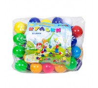 гр Набір дитячий "Кульки маленькі" в сумці 100 шт, 7 см, 026/1 (3) "BAMSIC"